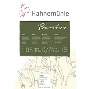 Bloco Bamboo Sketch A4 105g/m 30 Folhas Hahnemuhle 10628561