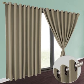 cortina blackout bloqueia luz Brenda 5,50 x 2,40 preto