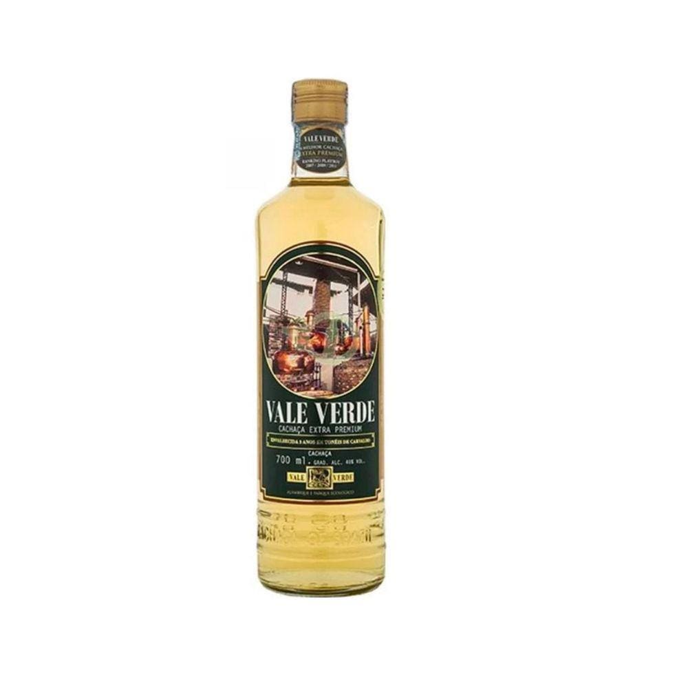 Cachaça Vale Verde Ouro Miniatura 50ml