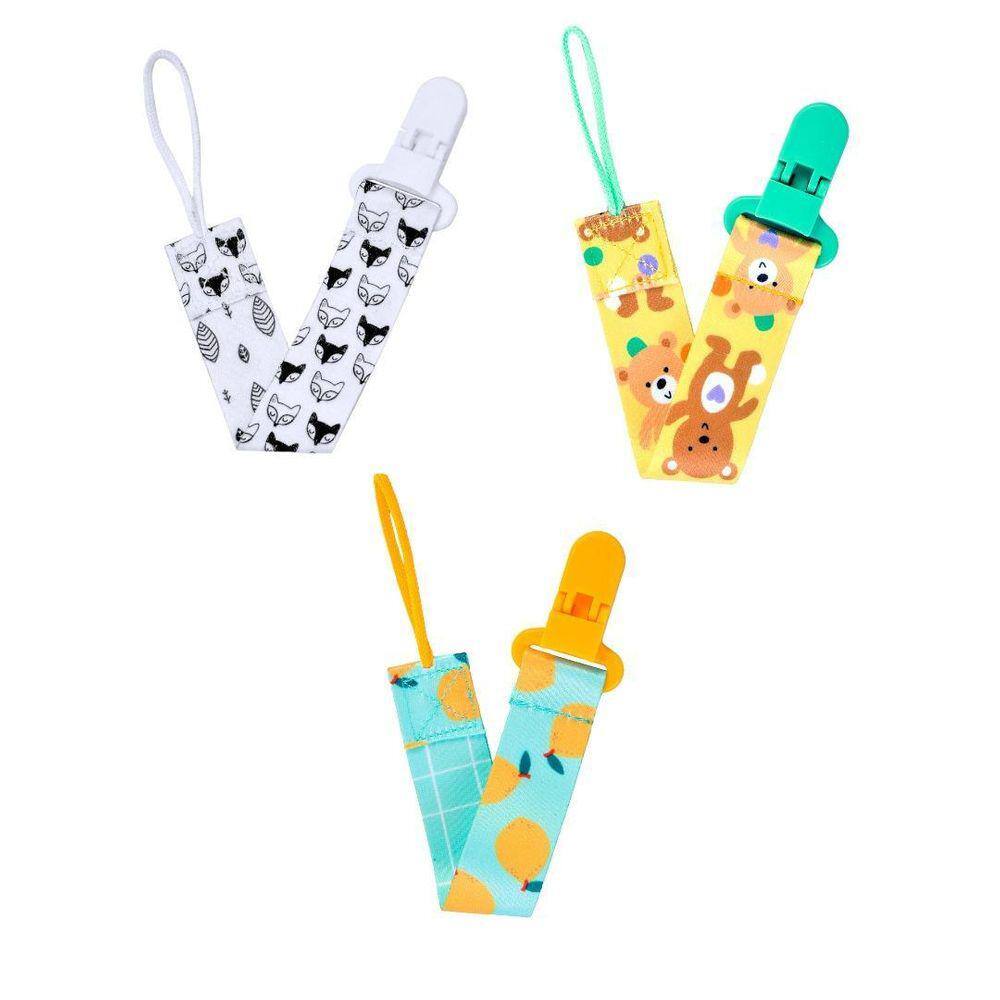Kit 3 Prendedor De Chupeta Pietra Baby