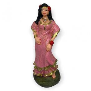 Escultura Cigana Em Resina 15 Cm Umbanda Candomblé