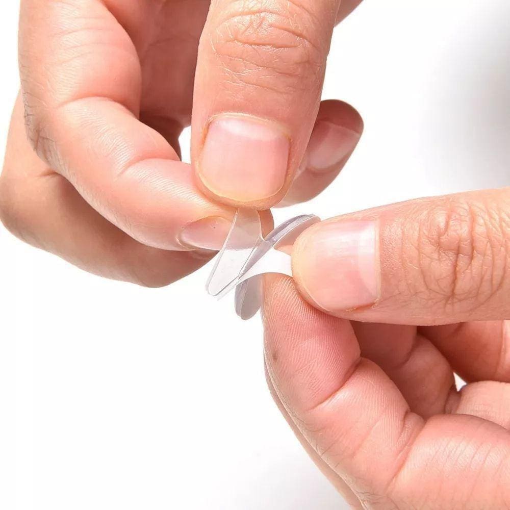 2 Plaquetas Adesivas 3M Óculos Silicone Borboleta Fosca