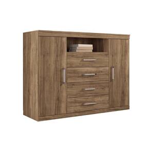 Cômoda de Quarto Master c/ 2 Portas 1 Nicho e 4 Gavetas Atacama - Santos Andirá