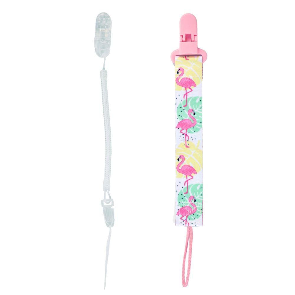 Combo 1 Prendedor De Chupeta Estampado E 1 Mola Pietra Baby