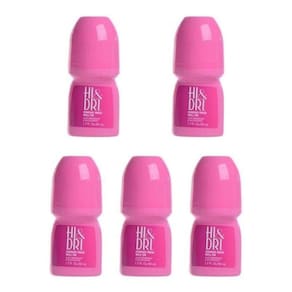 Desodorante Hi & Dri Roll-On Powder Fresh 50Ml Kit Com 5 Pç.