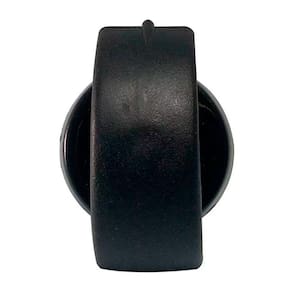 5 Botões Fogão Continental Novita Capacete Cano Longo Preto