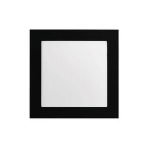 Painel de Led Save Energy Quadrado de Sobrepor 20W Bivolt Jet Black