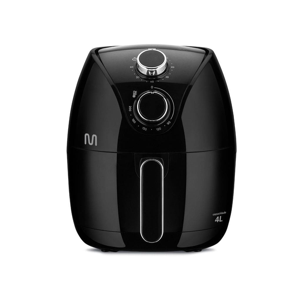 Fritadeira Elétrica Air Fryer 4 Litros 1500W 127V Preta Multi - GO201