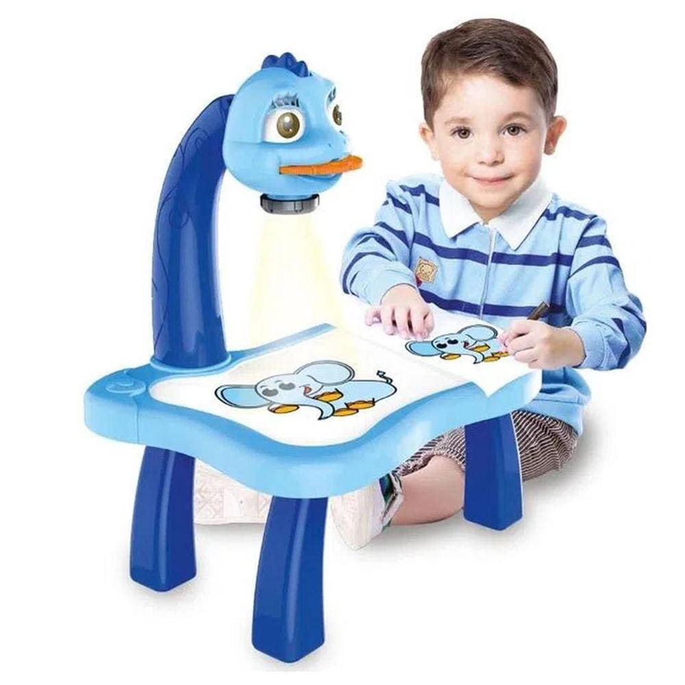 Mesa Projetora Para Desenhar Azul Play E Learn Multilaser