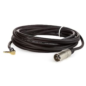 Cabo Profissional Xlr Macho Para P2 90 Graus Estereo - 2 Metros