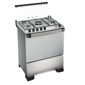 Fogão 5 Bocas Mueller Decorato com Acendimento Automático Inox Bivolt