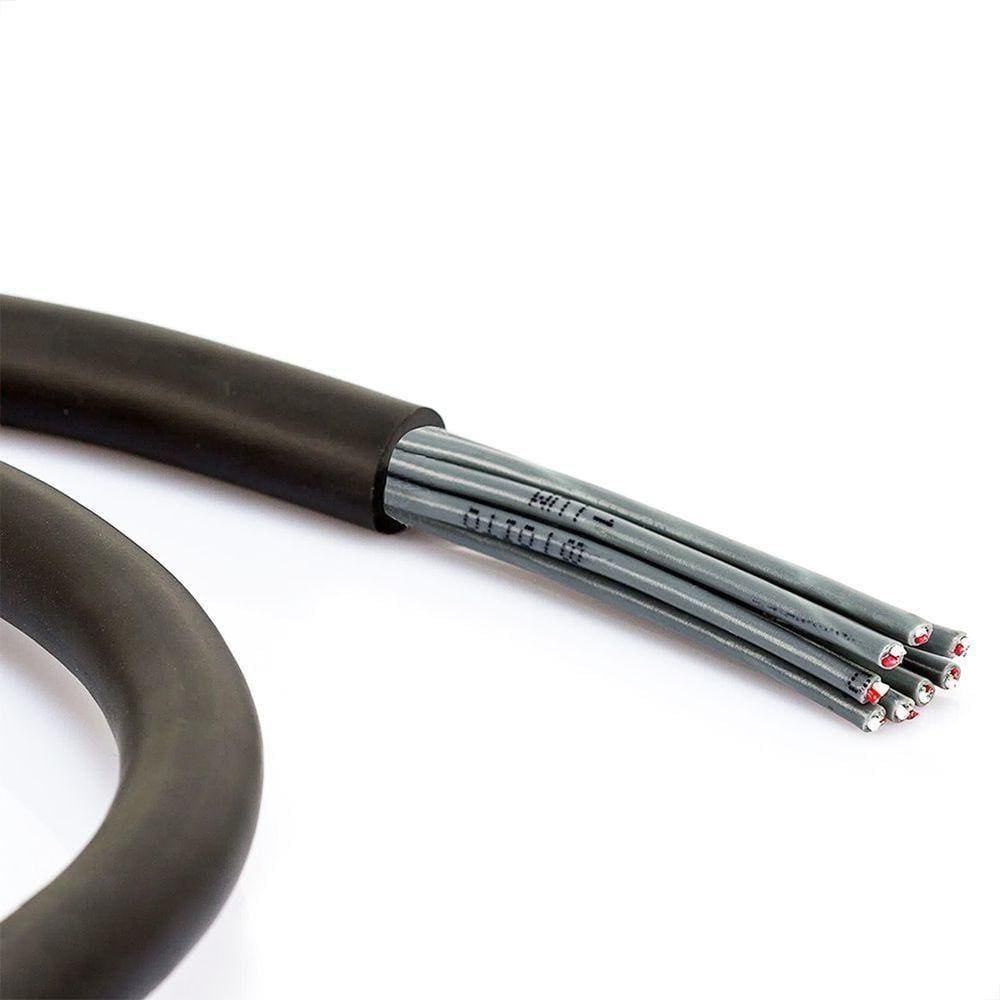 Multicabo Espaguetado Flexível 8 Vias - 50 Metros