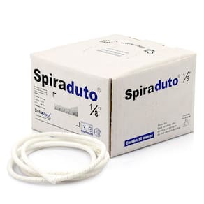 Organizador De Fios E Cabos Spiraduto 1-8 Branco - 2 Metros