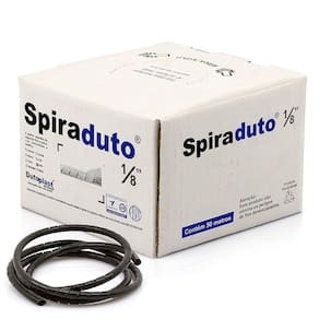 Organizador De Fios E Cabos Spiraduto 1-8 Preto - 2 Metros