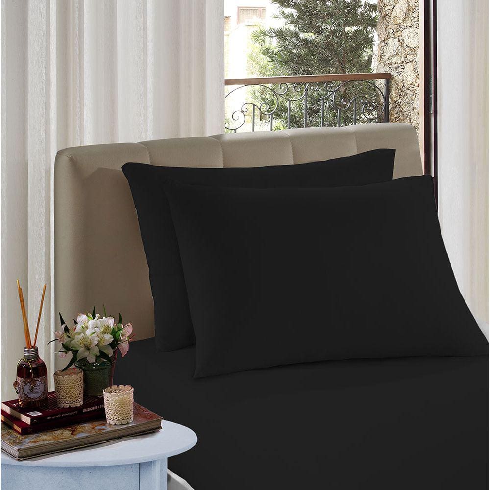 Jogo de Cama - Solteiro - Malha - 2 Peças - 100% Algodão -  Fio 30/1 Penteado - Sul Brasil