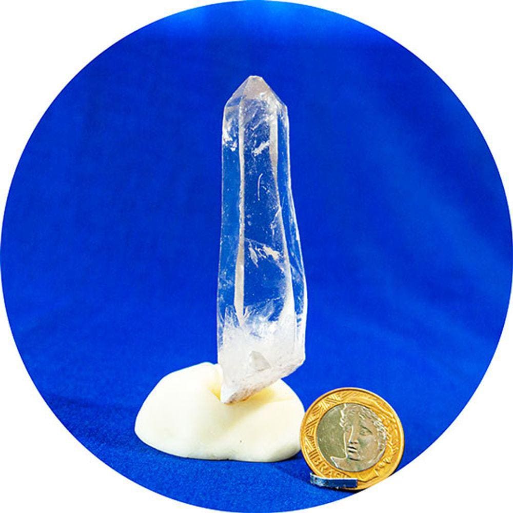 Ponta Cristal Lemúria Bruta Natural Tipo A 80 a 90mm 53g