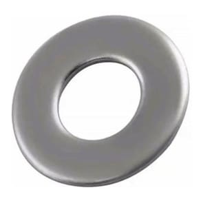 Arruela Lisa 3/16 Din 994 Zinco Branco - 1000Un