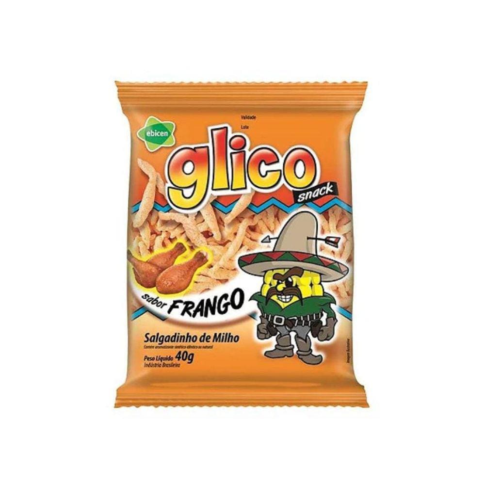 20 Salgadinhos Milho Glico 40g - Escolha O Sabor - Ebicen