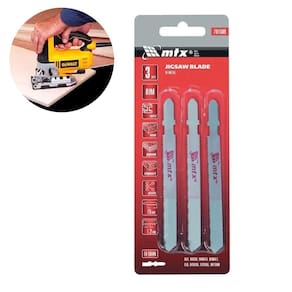 Lamina Para Serra Tico Tico 75 X 1,2 Mm Em Aco Rapido Bimetal 3 Pcs Mtx 781509