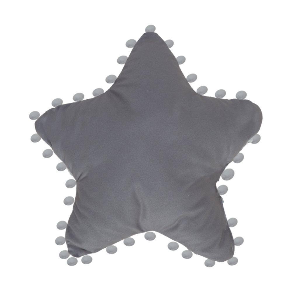 Almofada Decorativa Pompom Infantil em suede 1 peça