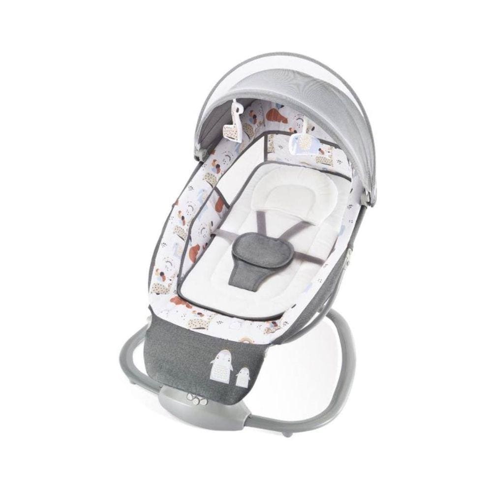 Cadeira de Balanço Infantil Automatica Mastela Techno Plus Elefante
