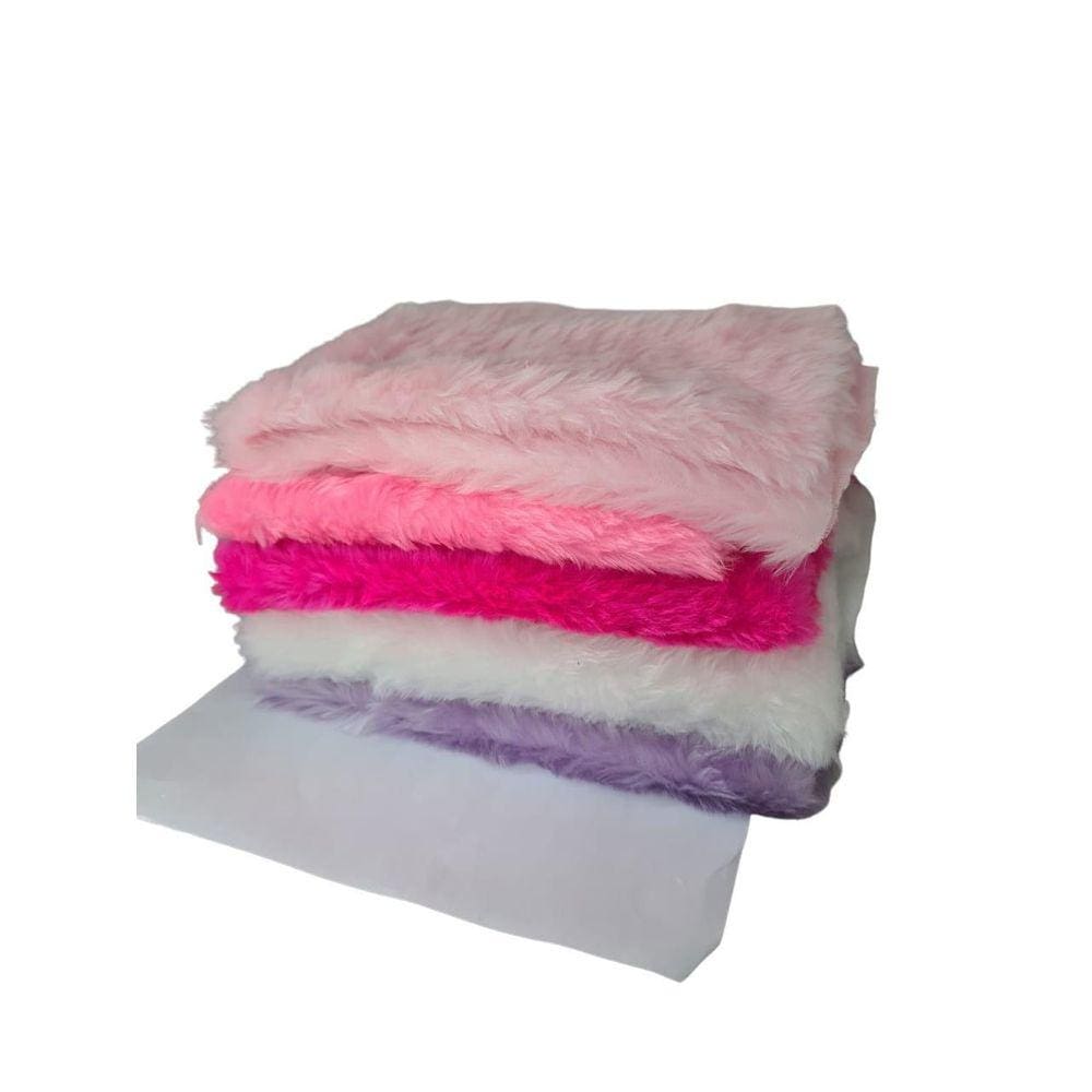 Tecido Pelúcia Para Artesanato Decoração Confecção 30Cm-20Un