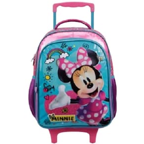 Mochila Escolar Com Rodinha Personagem Minnie Y Nº16 Xeryus | Mala com Rodas | Desenho | Fofa | Infantil | 11430