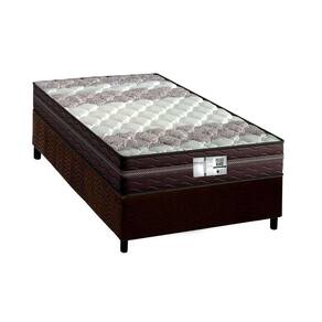 Conjunto Box Solteiro: Colchão Molas Probel Prolastic Palace + Base CRC Suede Brown(88x188)