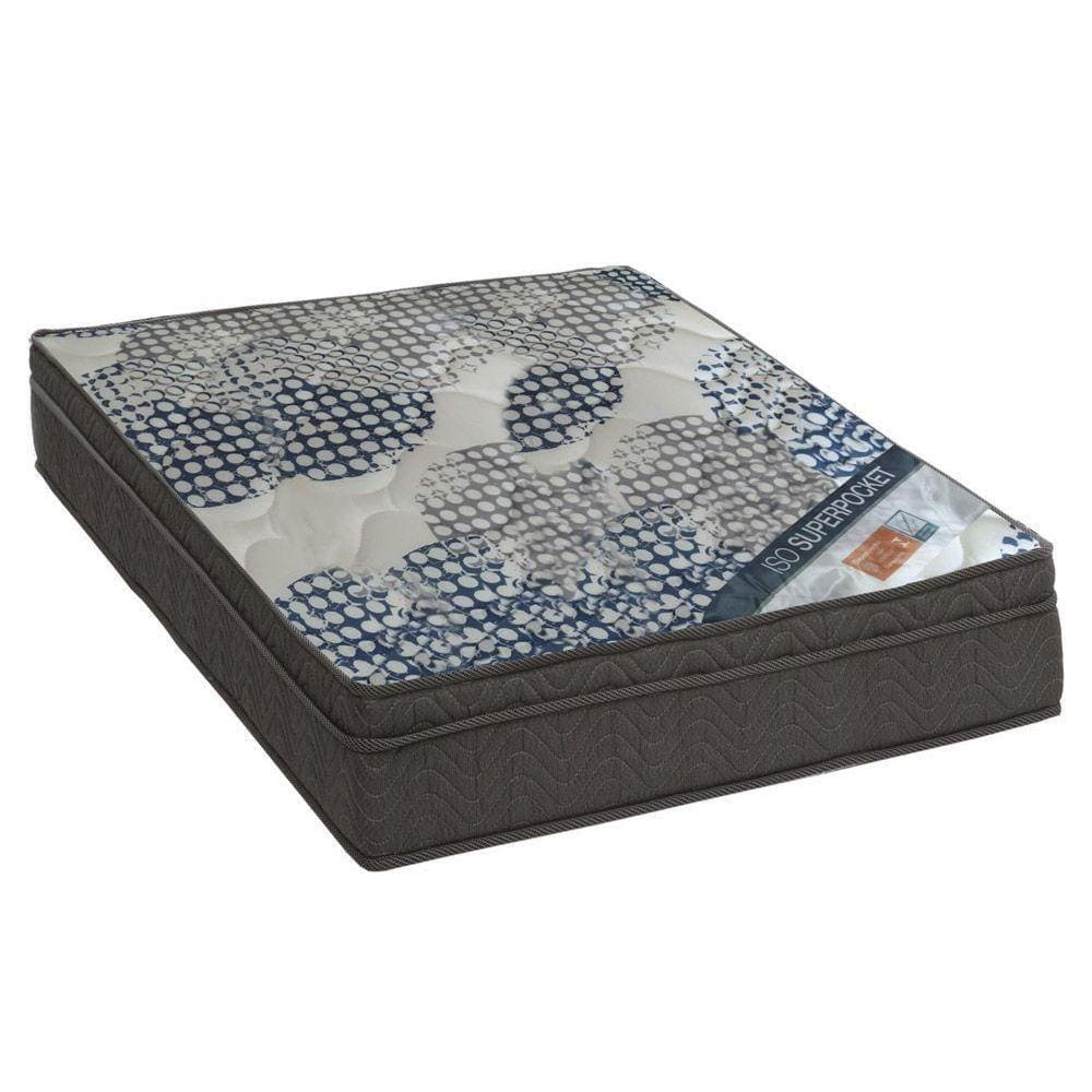 Colchão Casal Molas Ensacadas SuperPocket ISO Ortopillow (128x188x35) - Ortobom