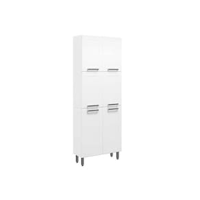Paneleiro de Cozinha Múltipla 6036 c/ 6 Portas 70cm Branco - Bertolini