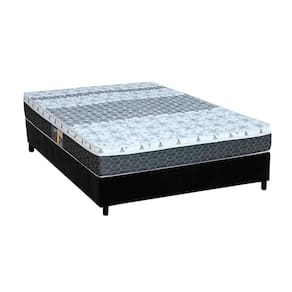Cama Box Casal: Colchão Molas Bonnel Castor Class New + Base CRC Suede Black(138x188)