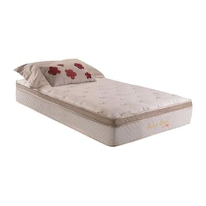 Colchão Solteiro Molas Ensacadas  MasterPocket Pallace Bambu Plus Euro Pillow (88x188x32) - Herval