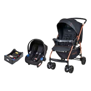 Travel System Rio K-Preto Cobre + Base Burigotto