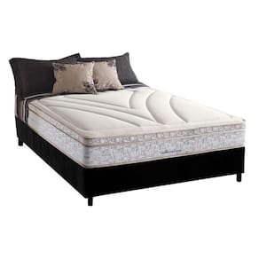 Conjunto Box Casal: Colchão Molas Herval Maxspring American + Base CRC Suede Black(138x188)