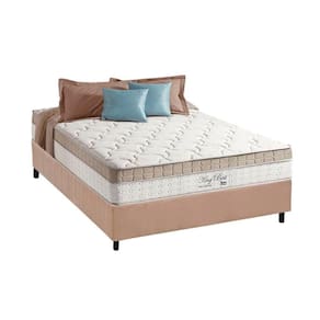 Conjunto Box Casal: Colchão Molas Anjos Superlastic King Best + Base CRC Suede Clean(138x188)