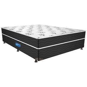 Cama Box Conjugado Casal: Colchão Molas Prolastic ProDormir Springs Pillow Black (138x188x41) Probel