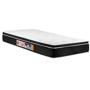 Colchão Solteiro Espuma D33 Black White AIR Euro Pillow (78x188x23) - Castor