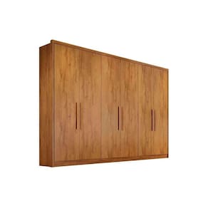 Guarda Roupa Casal 6 Portas e 8 Gavetas Robust Plus Freijo Cumaru - Novo Horizonte