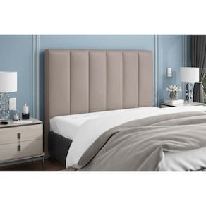 Painel de Cama Box Estofada Queen Cintra Plus Camurca - Simbal