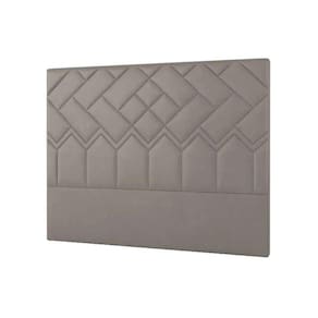 Painel de Cama Box Estofada Solteiro Genebra Plus Camurca - Simbal