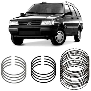 Jogo Anel Segmento STD Elba Fiorino Tipo Uno 1.6 Sevel