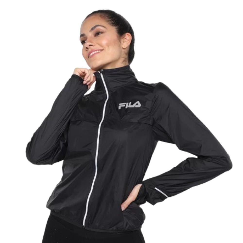 Jaqueta Fila Windbreak Feminino-Preto
