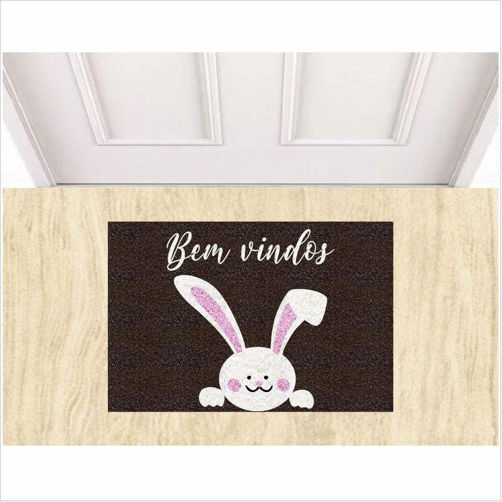 Tapete Coelho - Cor Marron 60X40cm