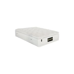 Colchão Solteiro Molas Ensacadas  MasterPocket Satisfaction Plus Pillow Top White (88x188x30) - Luckspuma