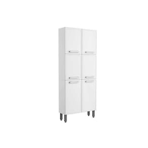 Paneleiro de Cozinha Modulado Gourmet 7038 c/ 6 Portas Branco - Bertolini