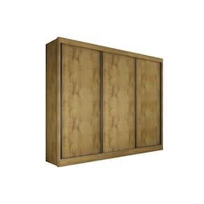 Guarda Roupas 3 Portas de Correr e 6 Gavetas Toulon Cumaru - Novo Horizonte