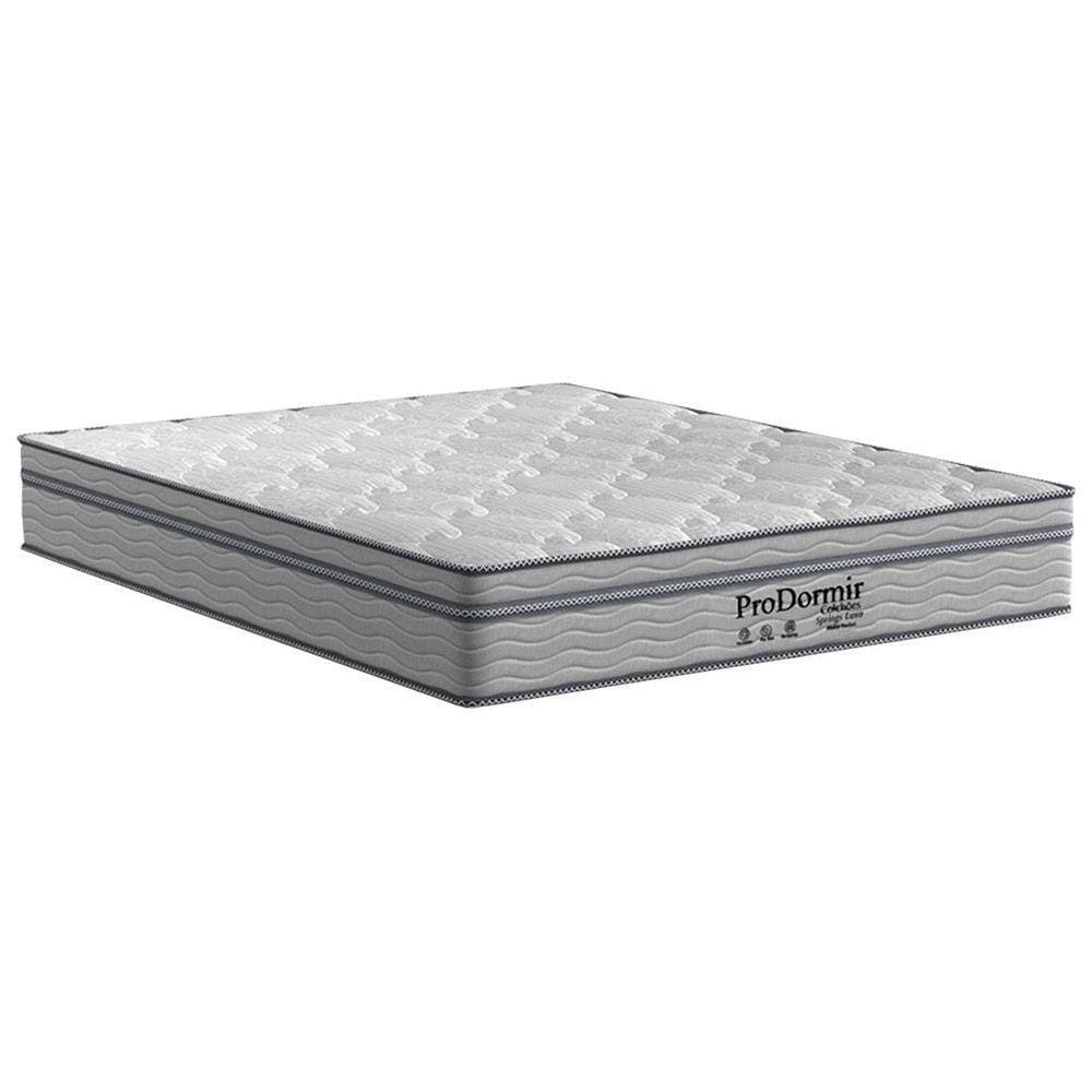 Colchão King Molas MasterPocket Ensacadas ProDormir Springs Luxo Euro Pillow Gray (193x203x28) - Probel