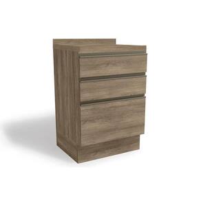 Balcão de Cozinha Modulado Maxxi G743 3 Gavetas c/ Tampo Nogal - Kappesberg