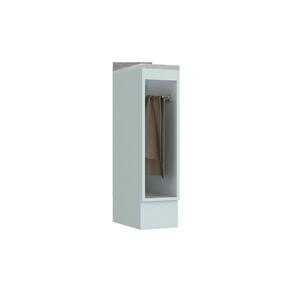 Gabinete de Cozinha Modulado Balcão c/ Porta Toalha Americana c/ Tampo Branco - Henn