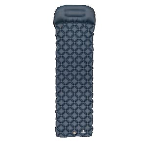 Colchonete Inflável Solteiro Guepardo Dott 1,95m x 58cm Azul